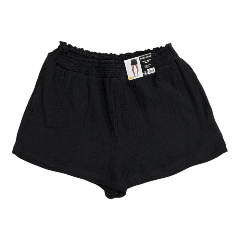 Billabong Women's Lightweight Breathable 100% Cotton Gauze Short - Black